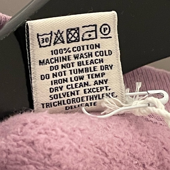 Sporty & Rich x Lily's Sweets "Tasty & Rich" Sweater (Color Lilac) Size Large - Picture 7 of 8